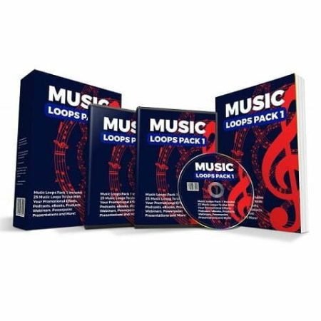 25 Royalty-Free Music Loops Pack 1 - with Resell Rights