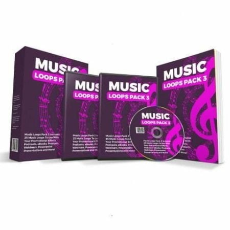 25 Royalty-Free Music Loops Pack 3 - with Resell Rights