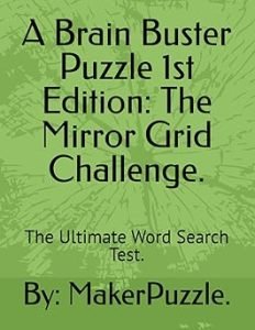 the brain buster puzzle b1st edition the grid puzzle challenge book cover.