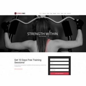 Fitness First - HTML Template