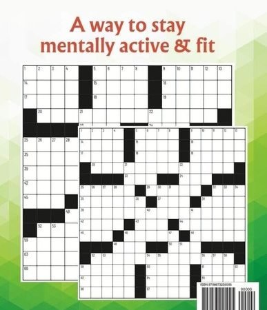 2024-2025 Crossword Puzzle Books For Adults Large Print 100 Puzzles With Solutio