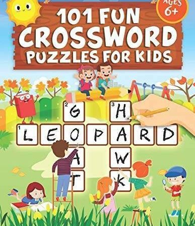 101 Fun Crossword Puzzles for Kids: First Children Crossword Puzzle Book  - GOOD