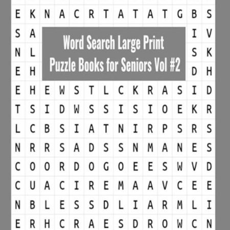 Word Search Large Print Puzzle Books for Seniors Vol #2: Word searches 101 Puzzl