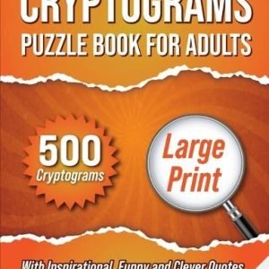 Wordsmith Publishing Cryptograms Puzzle Book For Adults (Paperback)