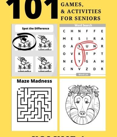 101 Puzzles, Games, and Activities for Seniors Volume 1: Large P