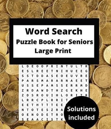 word search puzzle books for seniors large print: word find puzzle book funny wo
