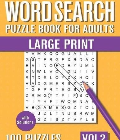 Visupuzzle Book Word Search Puzzle Book for Adults Large (Paperback) (UK IMPORT)