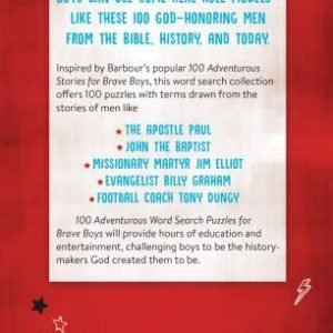100 Adventurous Word Search Puzzles for Brave Boys by Compiled by Barbour Staff