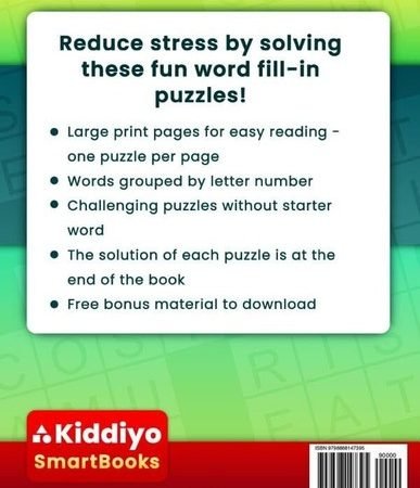 Word Fill In Puzzles Book for Adults & Seniors Large Print: Word Fill It In Puzz