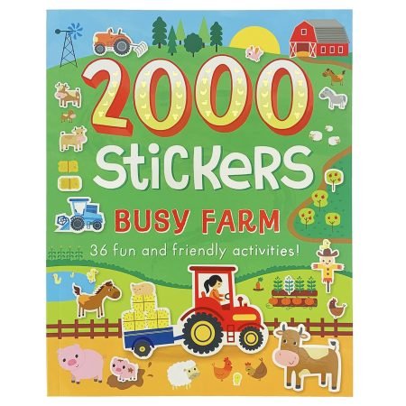 2000 Stickers: Busy Farm Activity and Sticker Book for Kids Ages 3-7 (Puzzle...