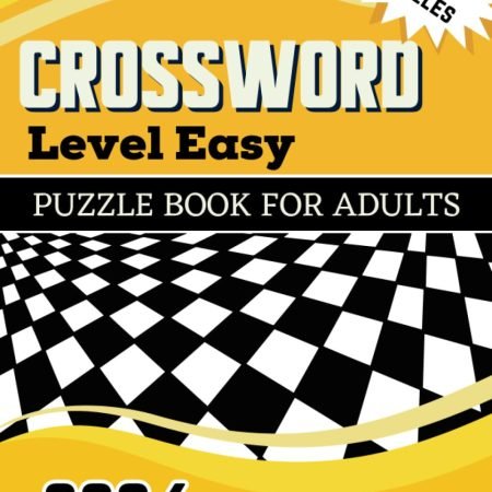 2024 Large Print Easy Crossword Puzzle Book for Adults with Solutions ⭐️⭐️⭐️⭐️⭐️