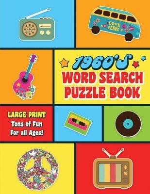 1960's Word Search Puzzle Book: Large Print Word Search Books for Seniors,...
