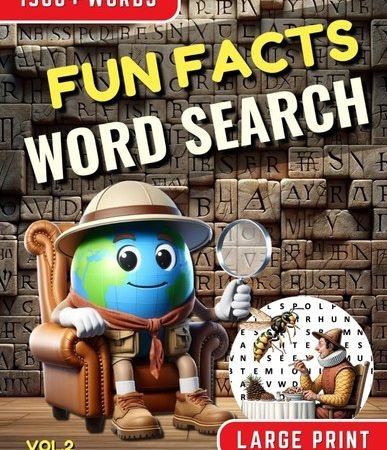 Word Search, Puzzles, and Fun Facts for Adults and Seniors. LARGE PRINT Vol ...