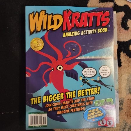 Wild Kratts Kids Magazine 2025 ~ The Bigger The Better ~ Puzzles ~ Activity Book