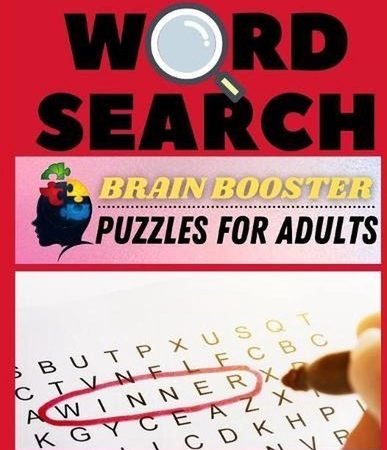 Word Search Brain Booster Puzzle for Adults: Word Hunt Puzzle Book for Adults an