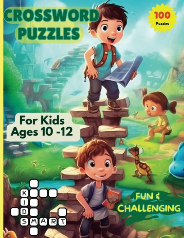 Yvonne D Crossword Puzzles For Kids Ages 10 -12 (Paperback)