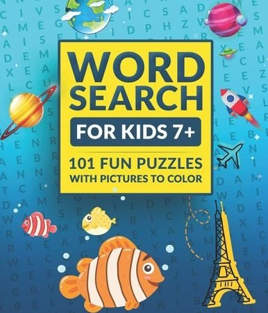 Word Search for Kids: Puzzle Book for Ages 7 and Up – 101 Fun Puzzles with...
