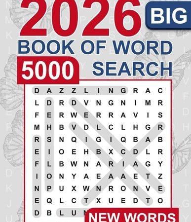 Big Book of Word Search – 5000 New Words: Relaxing Word Search Puzzle Book for A