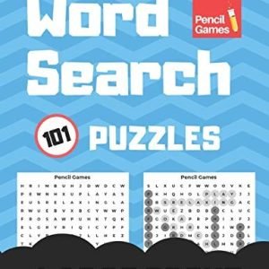 WORD SEARCH: 101 LARGE PRINT PUZZLES, FOR ADULTS By Tue Rasmussen Mint Condition