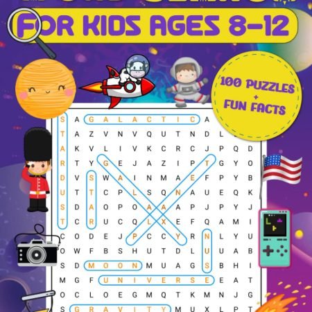 Word Search for Kids Ages 8-12 - 100 Word Find Puzzles with Fun Facts in Educati