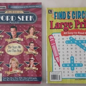 Word Search Seek Puzzle Book Lot 5 Books Kappa Penny Press + Search Word Circle