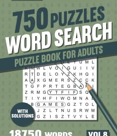 Word Search Puzzle Book for Adults: 750 Word Find Puzzle... by books, visupuzzle