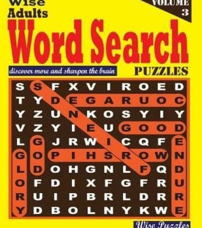 Wise Adults Word Search Puzzles, Vol  3