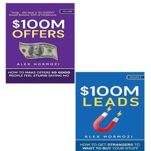 $100M Offers(Vol.1) + $100M Leads(Vol.2): by Alex Hormozi, Paperback Free Ship.