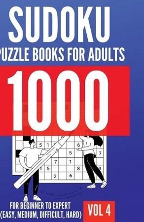 1000 Sudoku Puzzle Books For Adults For Beginner To Expert (Easy, Medium, Diffic