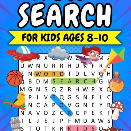 Word Search for Kids Ages 8-10: 100 Themed Puzzles with Illustrations for Learni