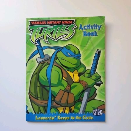 2003 Teenage Mutant Ninja Turtles Activity Book Coloring Unused Cover Wear 2000s