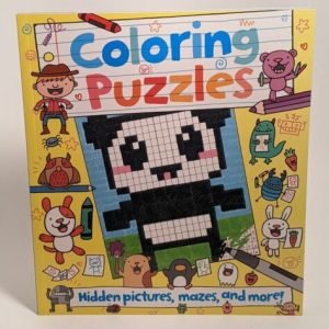 *NEW* Coloring Puzzles: Hidden Pictures, Maxes, And More ages 6+ Activity Book!