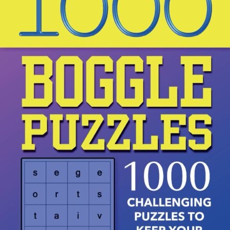 1000 Boggle Puzzles Book: 1000 Large Print Boggle for Seniors, Challenging Puzzl