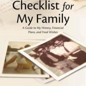 ABA/AARP Checklist for My Family: A Guide to My History, Financial Plans  - GOOD