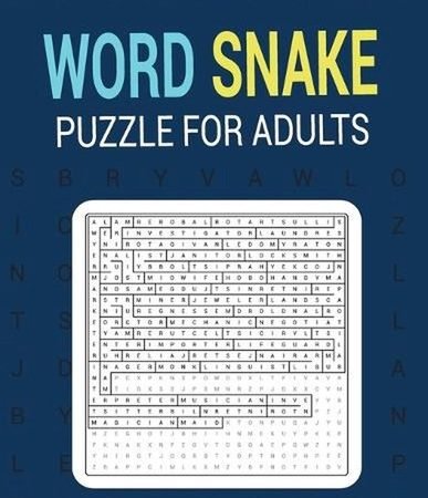 Word Snake Puzzle for Adults. by McCue B. Bizon Paperback Book