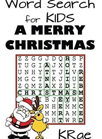 WORD SEARCH FOR KIDS: A MERRY CHRISTMAS (PUZZLE BOOKS FOR By Krae **BRAND NEW**