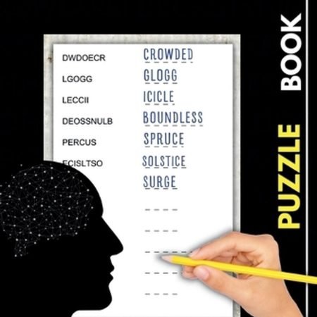 Word Scramble Puzzle Book: Stress Relieve Activity Books for Adults and Seniors