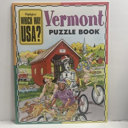 WHICH WAY USA Vermont Puzzle Book Highlights UNUSED