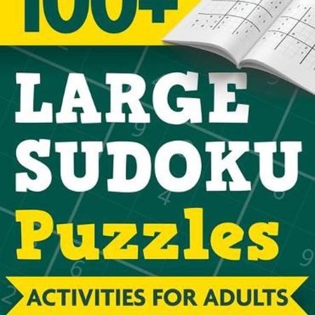 100+ Large Sudoku Puzzles: Activities For Adults by Puzzle Pals (English) Hardco