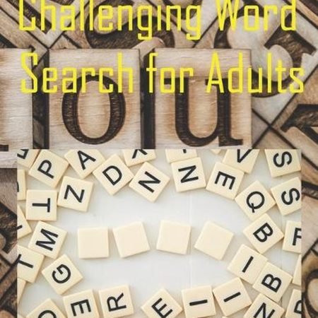word Puzzle for Adults: Puzzle Books for Adults by Mohamed Maachi Paperback Book