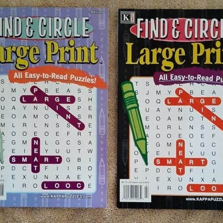 Word Search Seek Puzzle Book Lot Of 5 Books from  Kappa - Search Word Circle