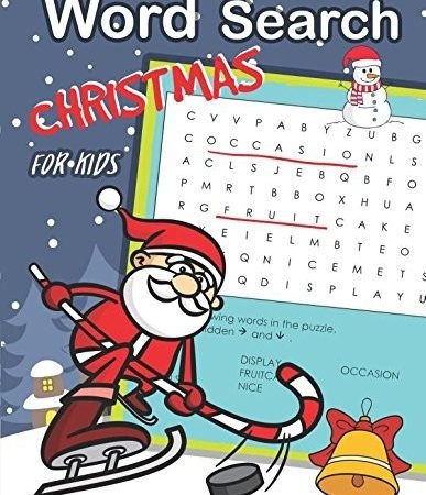 WORD SEARCH CHRISTMAS FOR KIDS: PUZZLE BOOKS KIDS AGES 4-8 By V Art & Letter