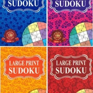 1 XL Aufdruck Sudoku Buch 150 Puzzle Pro A5 Buch Reise Zahlen Spiel Erwachsene