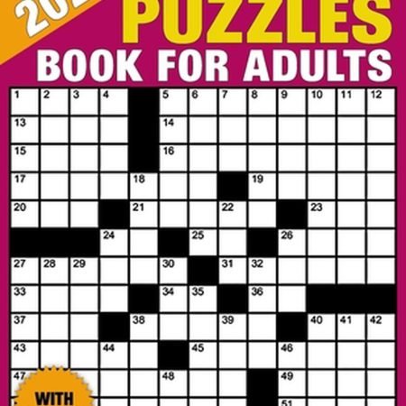 2025 Crossword Puzzles Book For Adults: Puzzles with Solutions About People, Sta