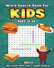 Word Search For Kids Ages 12-1 - VERY GOOD
