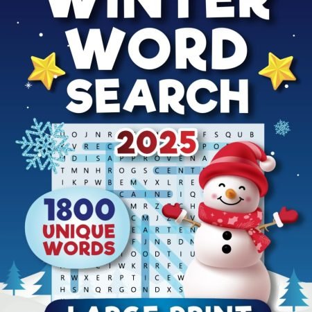 WINTER Word Search Puzzle Book for Adults: Large Print Puzzles for Seniors a...
