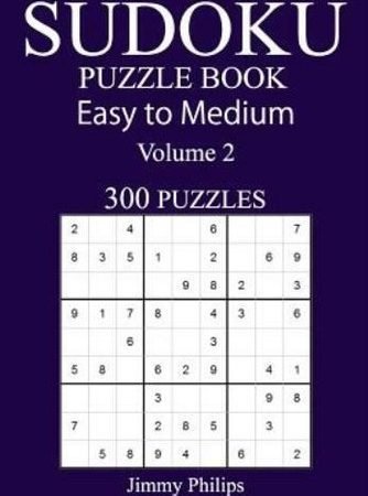 300 Easy To Medium Sudoku Puzzle Book