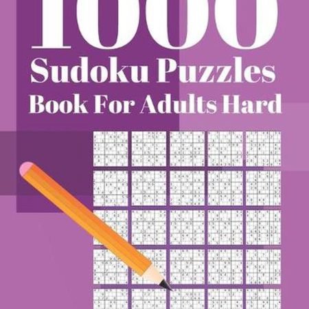 1000 Sudoku Puzzle Books For Adults Hard: Brain Games for Adults - Logic Games F