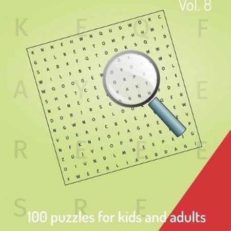 Word Search Puzzles - 100 puzzles for kids and adults: Most Common English Words