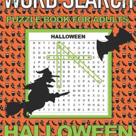 Word Search Puzzle Book for Adults Halloween: LARGE PRINT Word Searches with a S